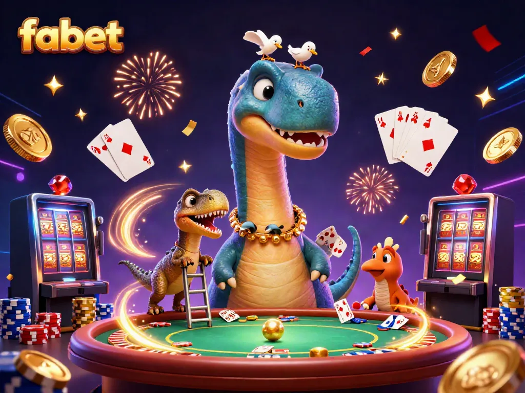 Experience thrilling games at fabet casino, featuring vibrant characters and exciting action.