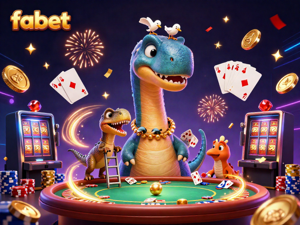 Experience thrilling games at fabet casino, featuring vibrant characters and exciting action.